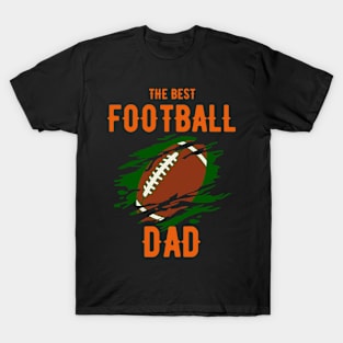 The Best Football Dad T-Shirt